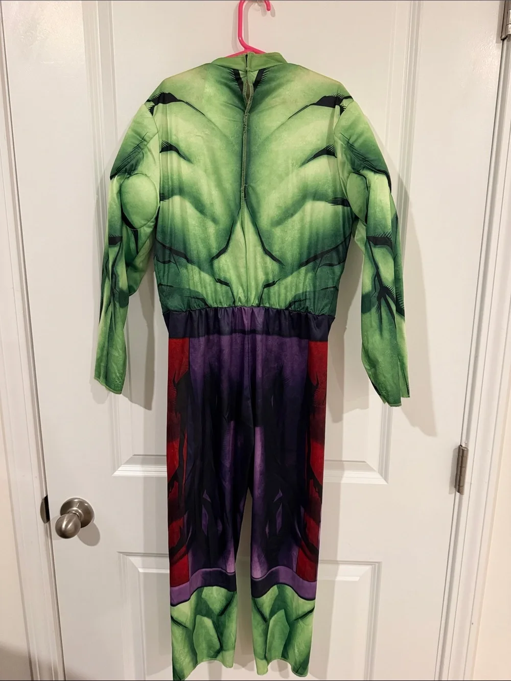 Marvel Hulk Green and Purple Muscle Chest Kids Costume with Mask (Medium)